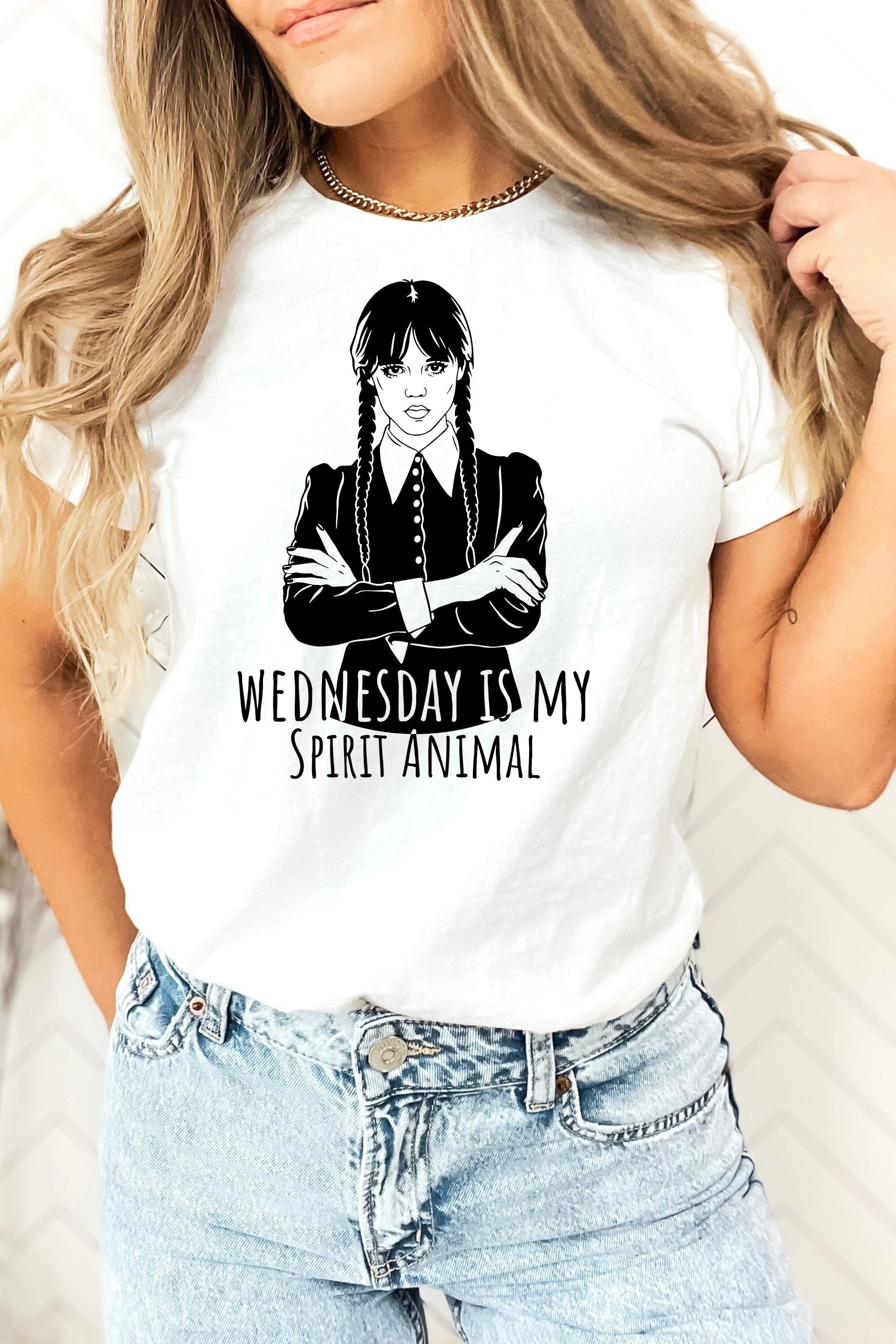 Discover Wednesday Is My Spirit Animal | Wednesday Addams Shirt