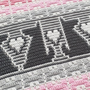 ¡Guau! Superposición de mosaico de crochet - solo patrón