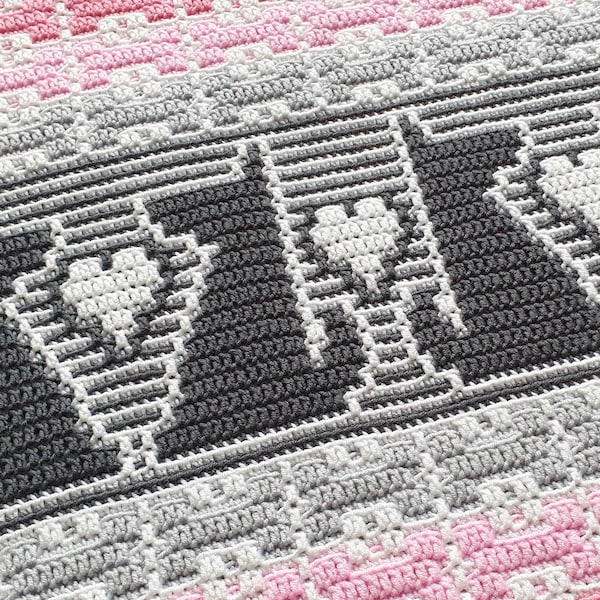 Woof! Overlay Mosaic Crochet - pattern only