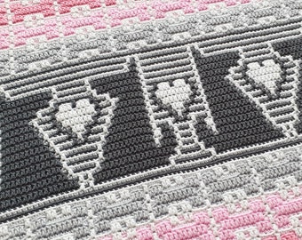 Woof! Overlay Mosaic Crochet - pattern only