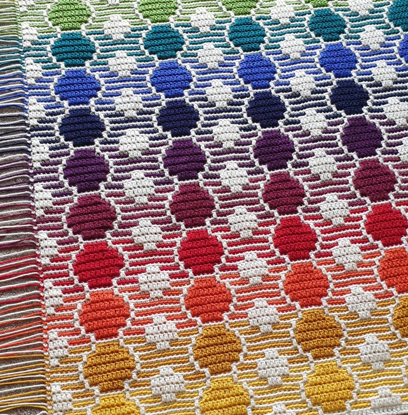 Crochet Pattern Bubbles overlay Mosaic - Etsy