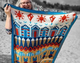 Beside the Seaside - Overlay Mosaic Crochet Pattern - Etsy Canada