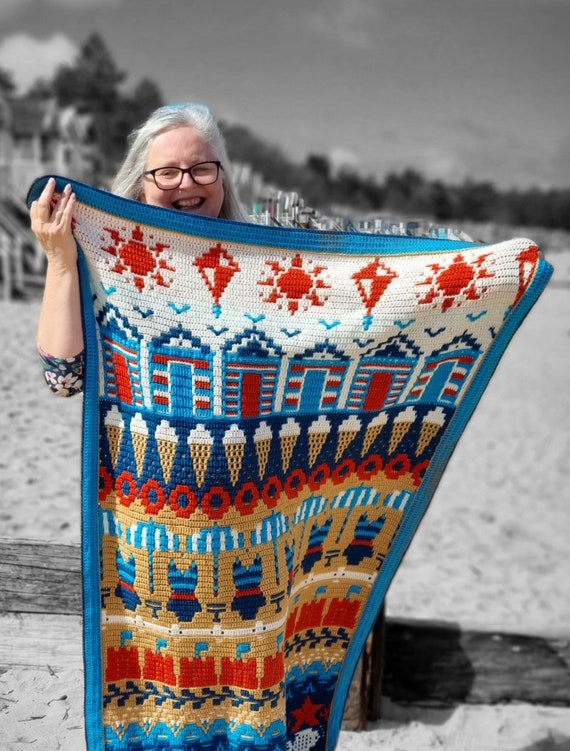 Beside the Seaside - Overlay Mosaic Crochet Pattern - Etsy