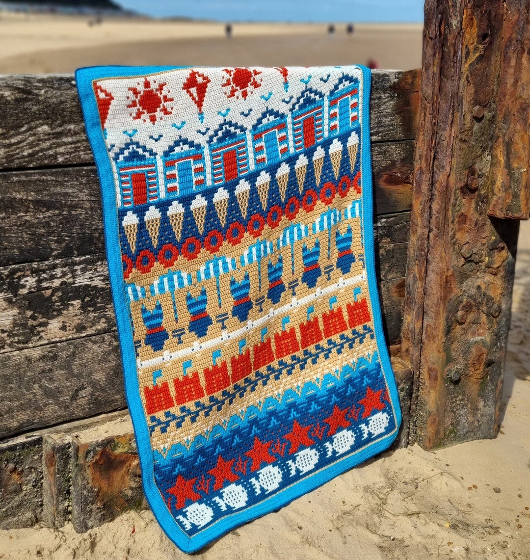 Beside the Seaside - Overlay Mosaic Crochet Pattern - Etsy