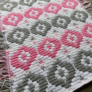 BAUBLES RETRO - Patrón de crochet de mosaico superpuesto