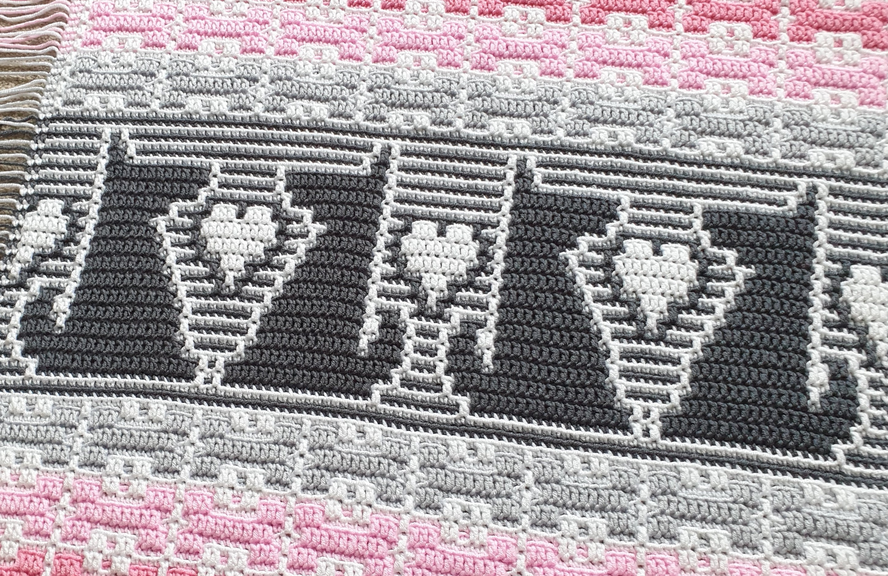 Woof Overlay Mosaic Crochet Pattern Only Etsy UK