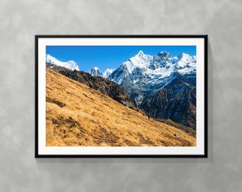 ABC Trek | Eine Szene aus dem Annapurna Base Camp Trek, Nepal | Fotografie Druck | Physischer Druck |