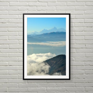 Above The Clouds IV | Scenic view at Gosaikunda Trek, Langtang National Park, Nepal | Photography Print | Physical Print