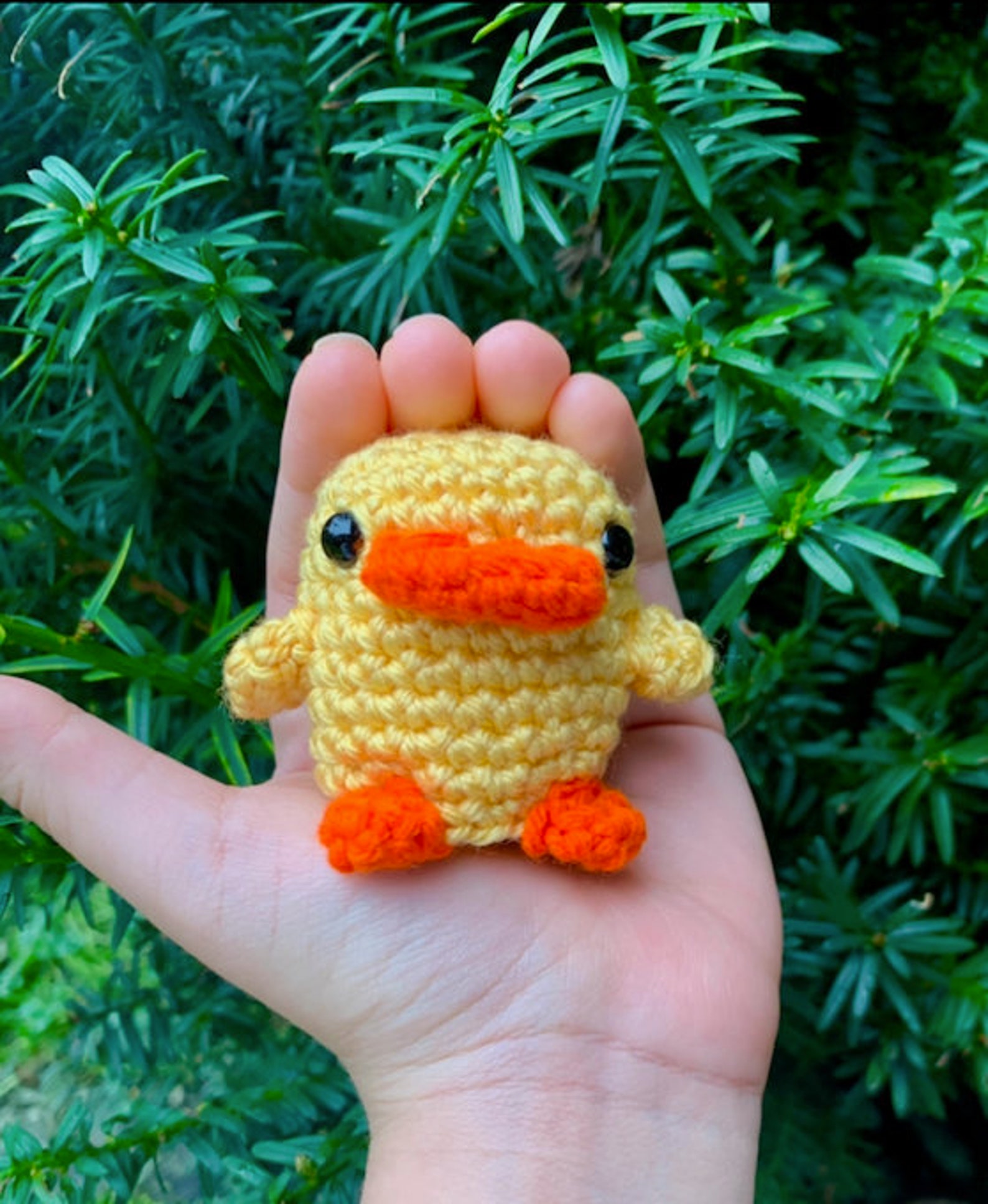 Handmade Duck with Knife Plush Keychain Cute Meme Gift | Etsy