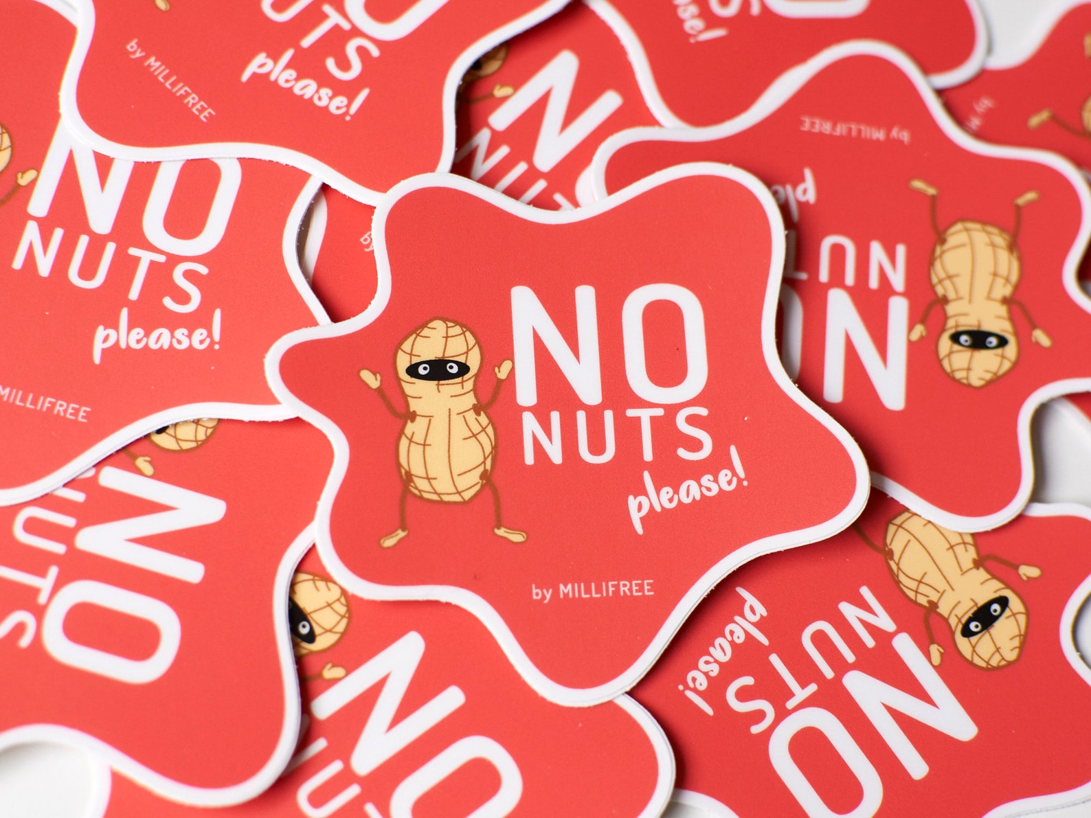 Allergy Awareness Stickers Etsy