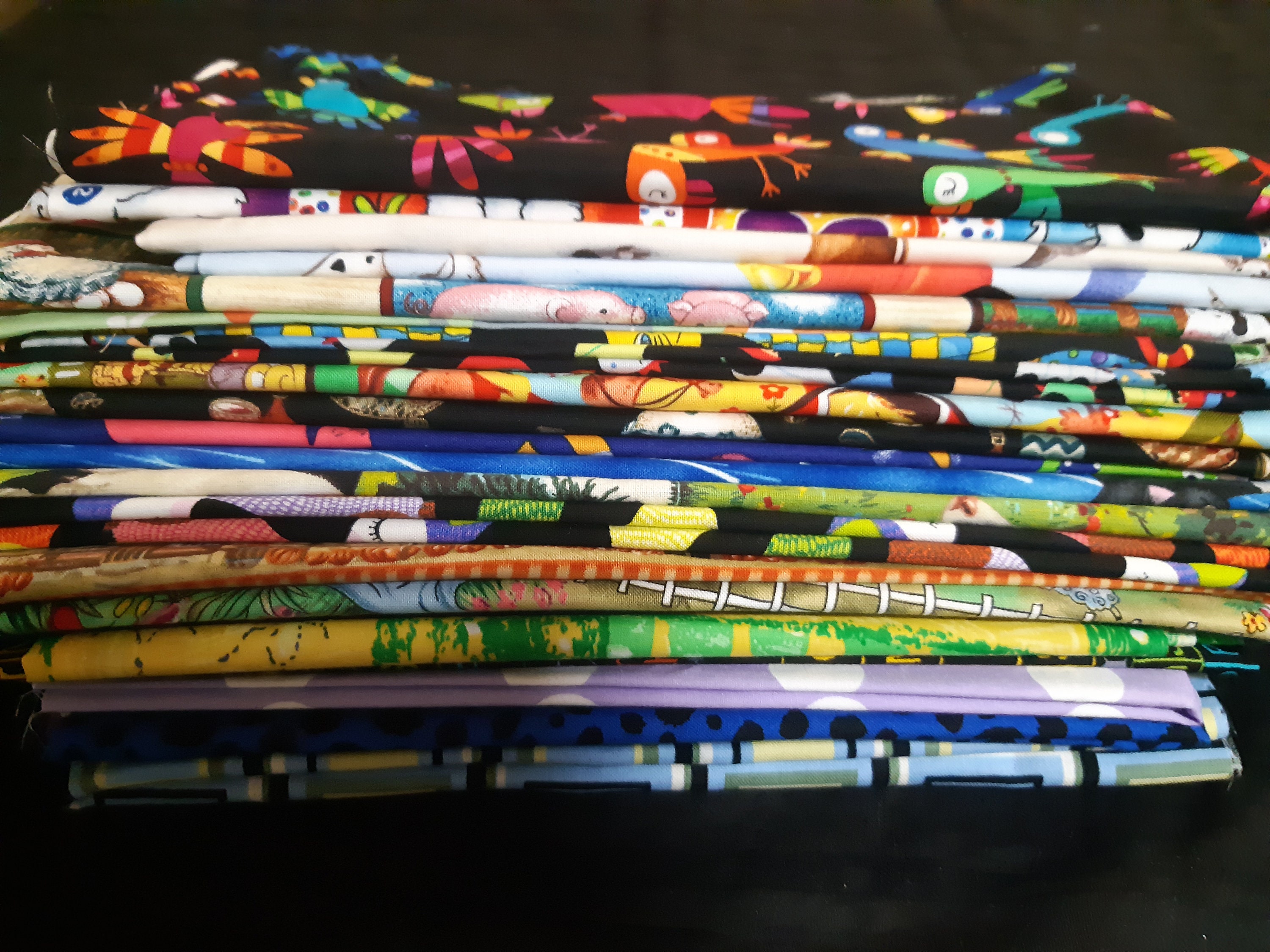 Fat Quarter Children's Quilting Fabric Etsy New Zealand