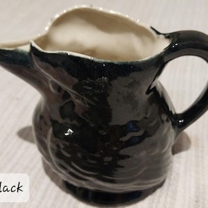 Kookaburra (2) milk or gravy jugs, pen or knickknack holder, Australiana xmas gift.Made to order if not in stock.