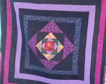Star Quilt 100% cotton Hand made beautiful designs.