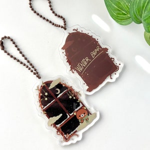 Rilakkuma Winter Bear Keychain: Double Sided BTS V Inspired Charm