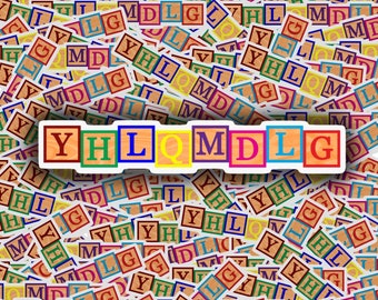 Bad Bunny Inspired YHLQMDLG Sticker