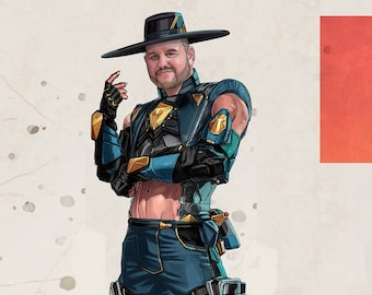 Apex Legends portrait | Custom Portrait, Wraith, Mirage, Pathfinder, Loba, Legends, video games
