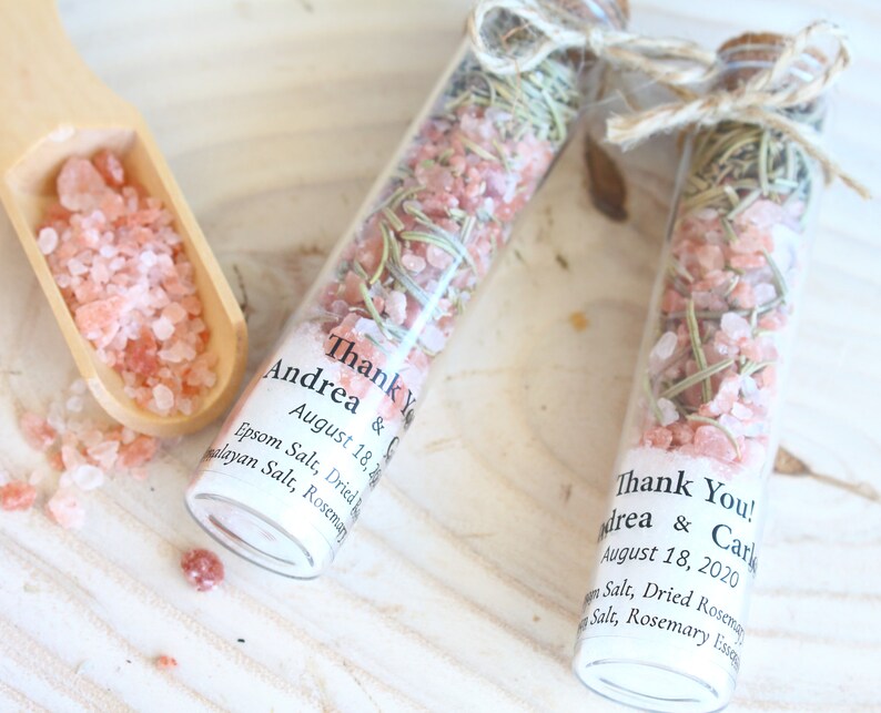 Bath Salt Favors for Guests Wedding Favors for guests Bridal Etsy