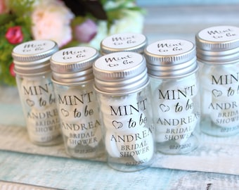 Assembled Wedding Mint to Be Mint Favors, Bridal Shower Favors, Wedding ...