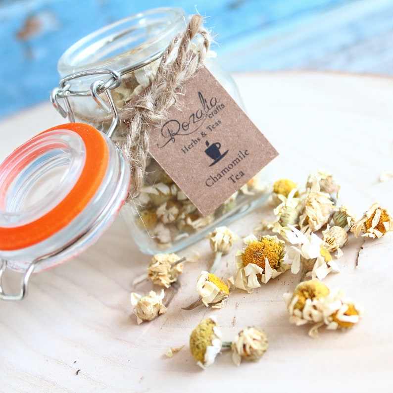 Loose Leaf Tea Sampler Organic Herbal Teas Glass Jar Tea Etsy