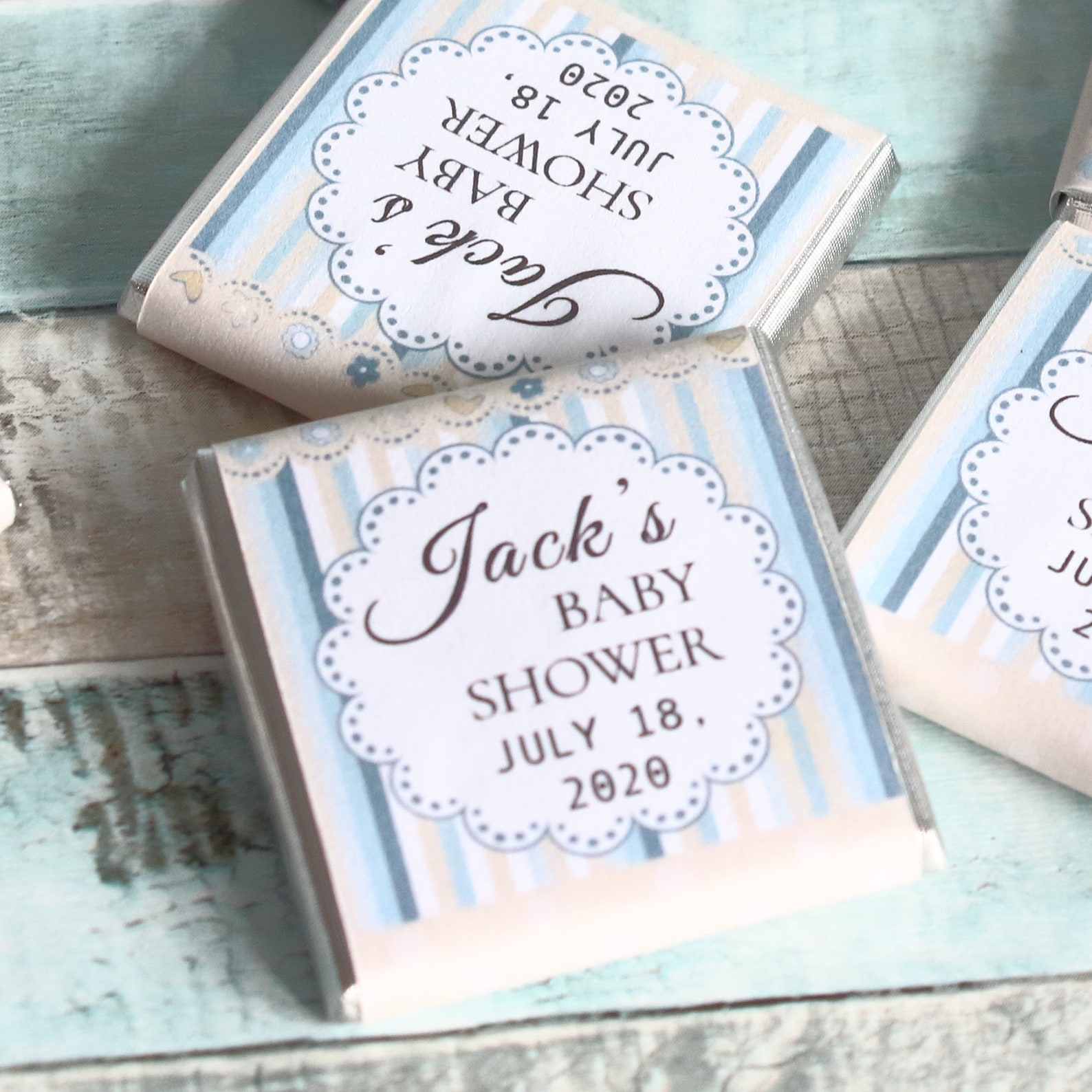 Baby Shower Favors Mini Chocolate Bulk Favors It is a Boy Etsy