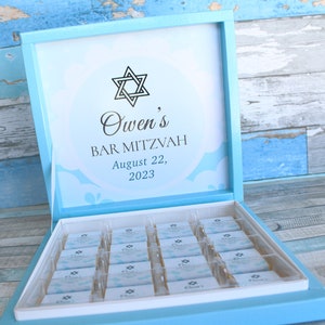 Personalized Bar Mitzvah Chocolate, Chocolate Favors, Bar Mitzvah Favors, Custom Bar Mitzvah Chocolate, Boy Mitzvah, Gifts For Guests, Party