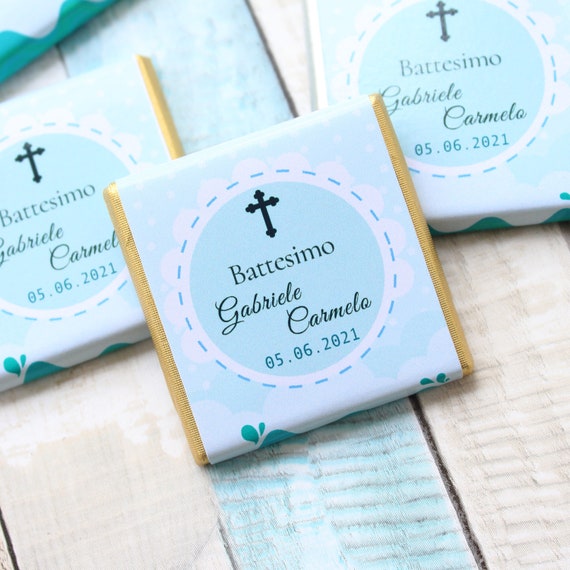 60 x Guest Gift Chocolate Chocolate-Christening Wedding Birthday School 