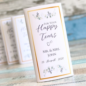 Pañuelos de papel para bodas, Pañuelos de papel personalizados, Para tus lágrimas de felicidad, Ideas de pañuelos de papel, Pañuelos de papel a granel, Pañuelos de papel elegantes para ceremonias, Lágrimas de alegría, Servilletas