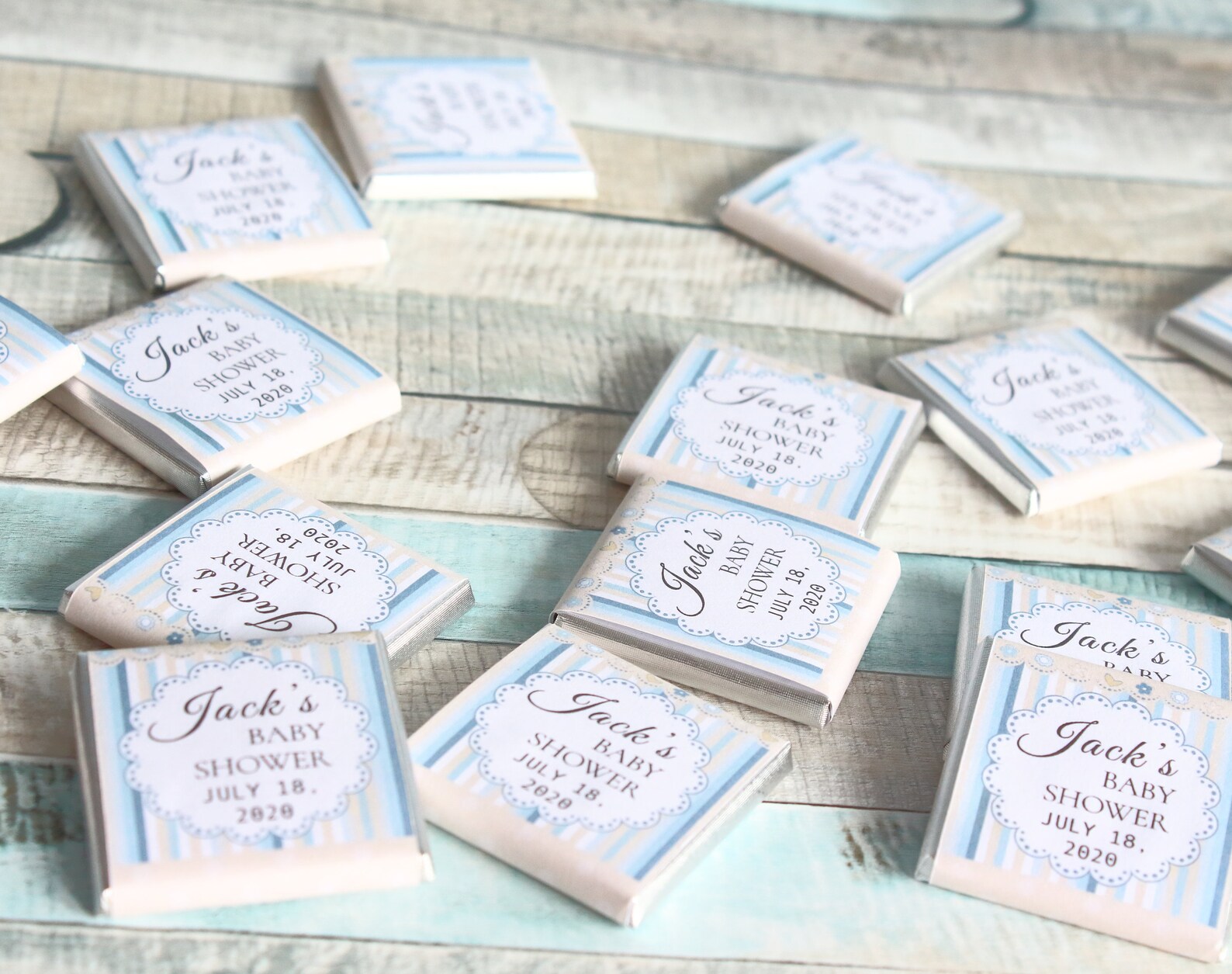 Baby Shower Favors Mini Chocolate Bulk Favors It is a Boy Etsy