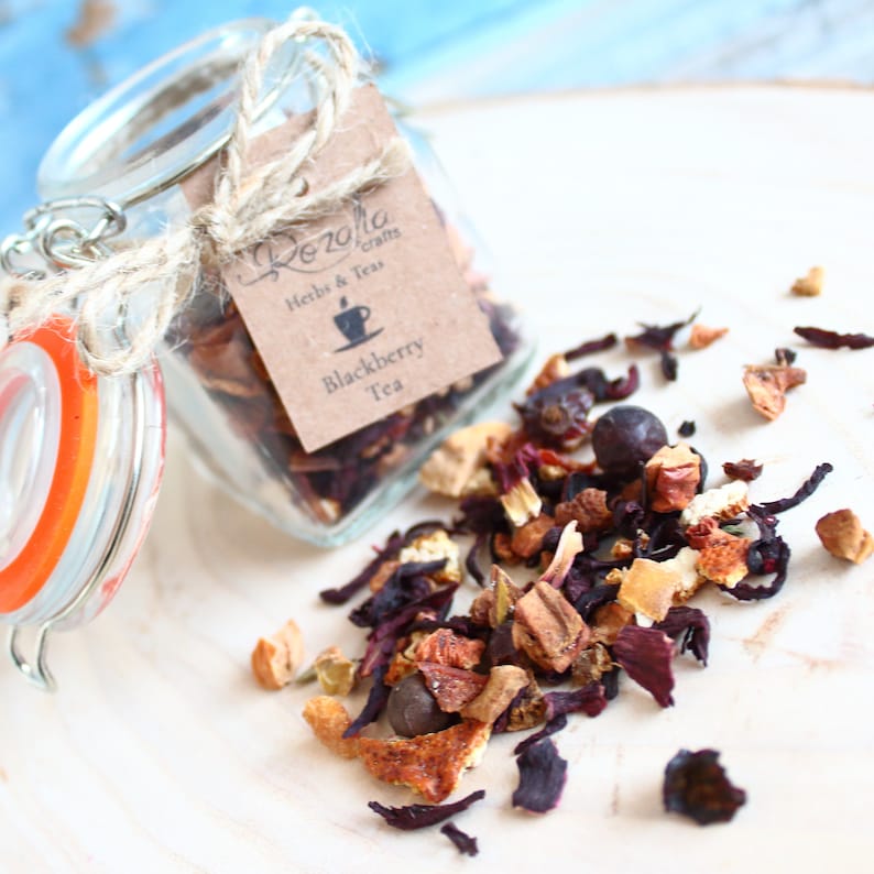 Loose Leaf Tea Sampler Organic Herbal Teas Glass Jar Tea Etsy