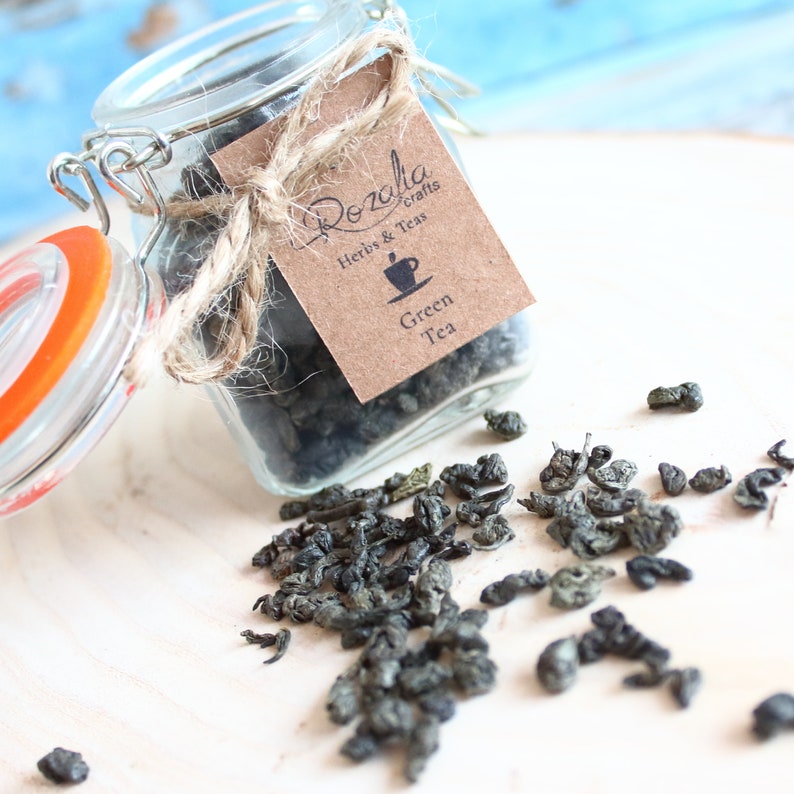 Loose Leaf Tea Sampler Organic Herbal Teas Glass Jar Tea Etsy
