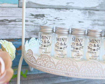 Mint to Be Favors, Custom Mints, Personalized Wedding Favors for Guests ...