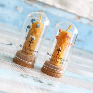Baptism favors for guests, Christening Favors, Religious, Personalized Baptism Candles, personalized favors, Baptism favors candle