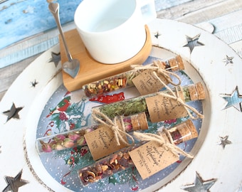 Happy Holiday Gift, Choose Your Tea Sampler Set, Healthy Tea for You, Gift for Mum, Sister, Friend, Mystery Box, Secret Santa Gift Box
