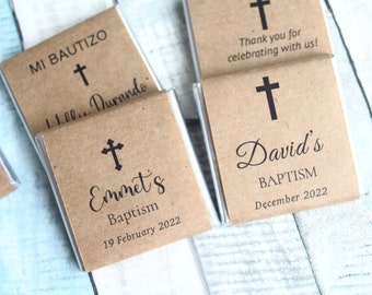 Baptism Rustic Chocolate favors for Guests, Wedding Favors, Bridal Shower, Baby Shower, Rustic Paper, Engagement Chocolate, Gold Silver Foil