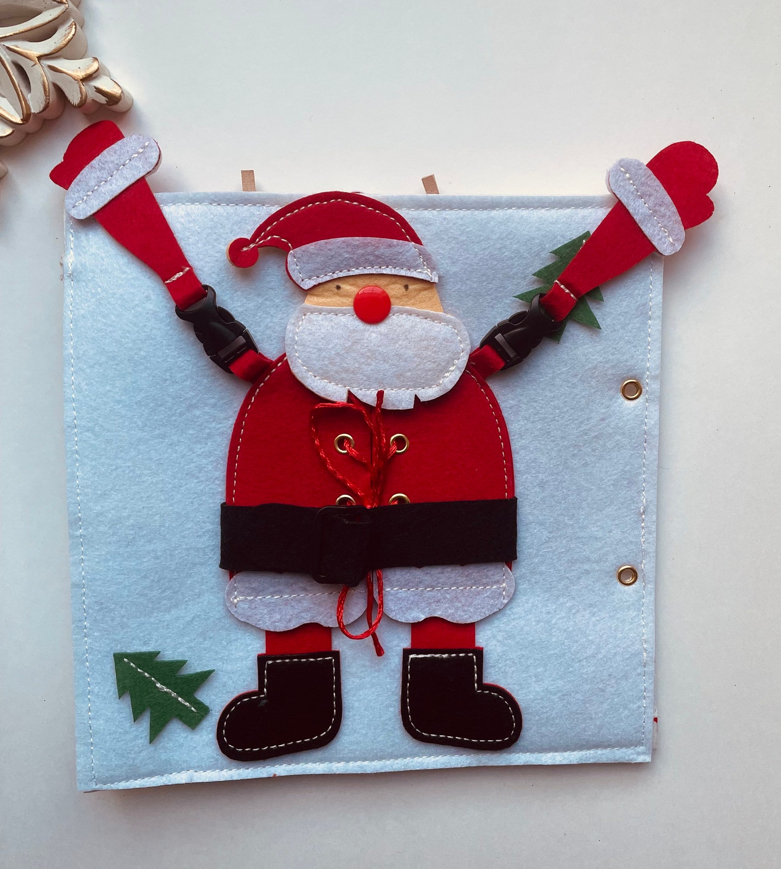 9 Pgs Christmas Quiet Book Christmas Gift Busy Book for Kids Etsy