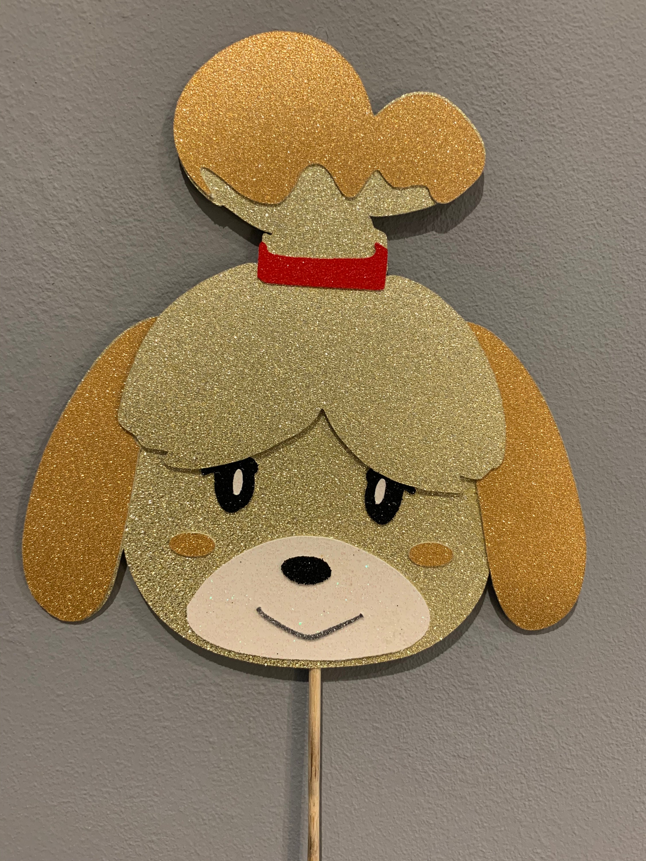 Animal Crossing Inspired Personalised Cake Topper Etsy