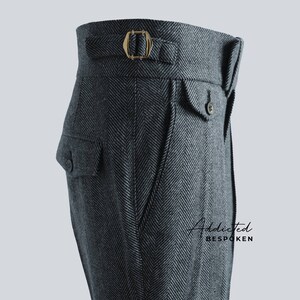 Buy Wool Pleated Pants Online In India Etsy India