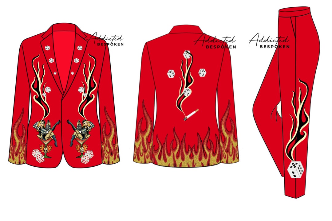 men-western-cocktail-attire-cowboy-red-cotton-2-piece-prom-etsy