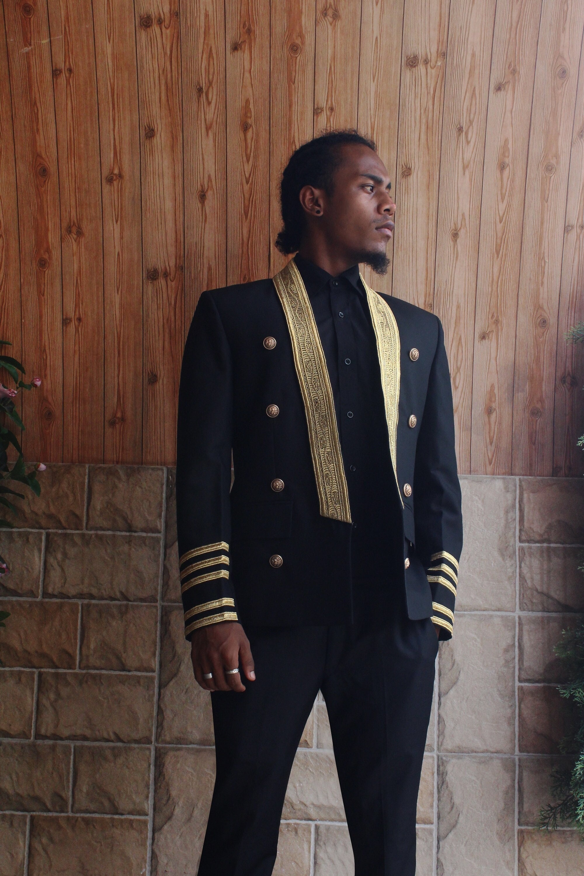 Mens Black Blazer Gold Buttons atelieryuwa.ciao.jp