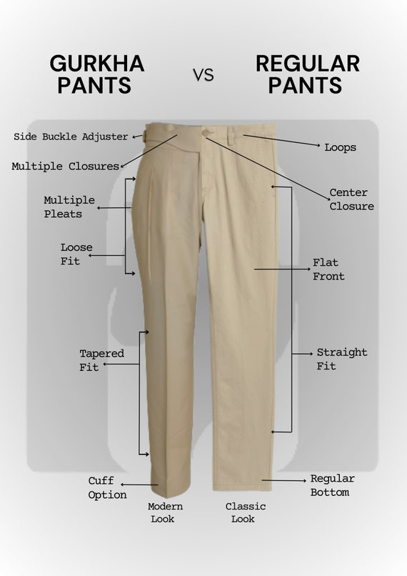 BESPOKE - Khaki Pants for Men - 183122 - www.bespokemoda.com– BESPOKE MODA