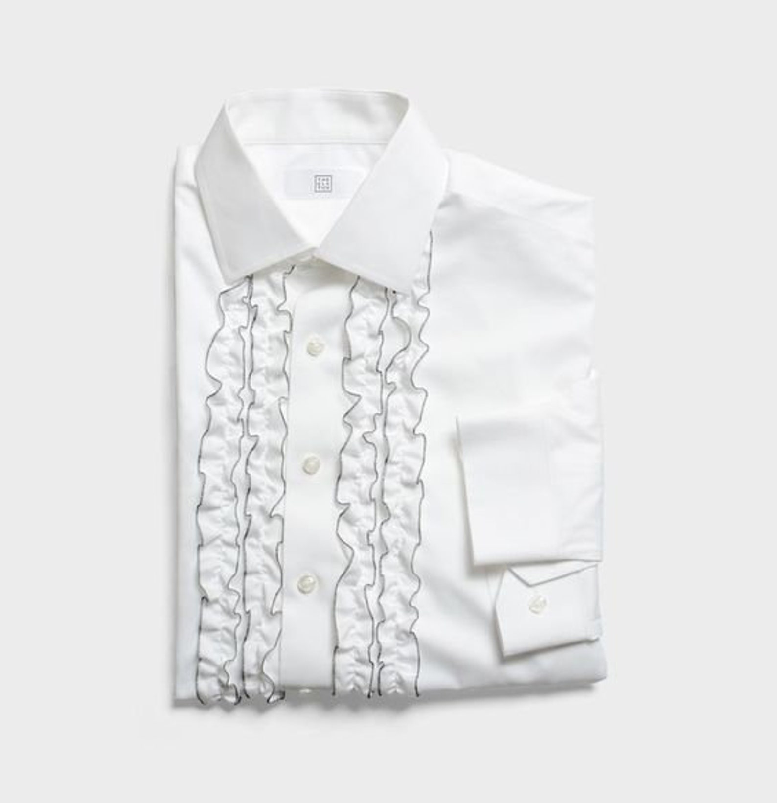 Men White Ruffle Tuxedo Cotton/Linen Shirt Empire Classic Tux Etsy