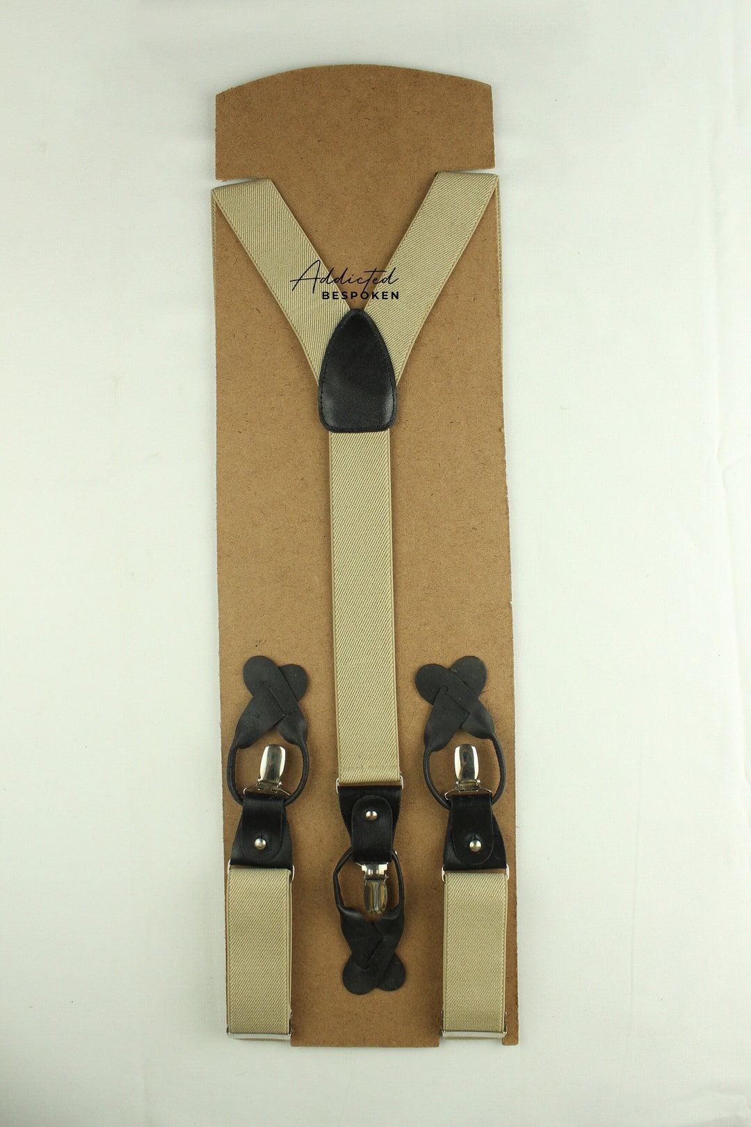 Men's Classic Comfort Fit Suspenders Adjustable Metallic Buckles