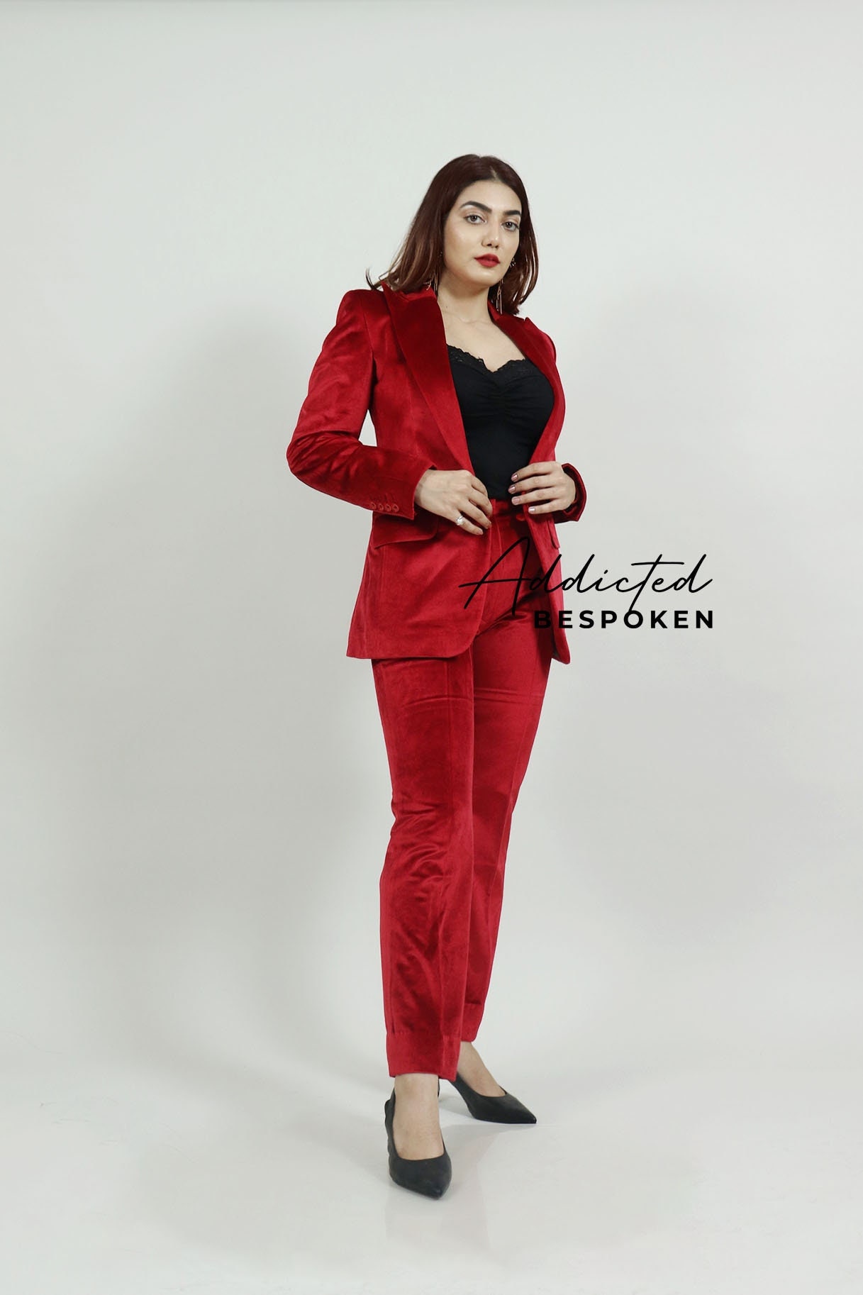 Comprar Traje de dos piezas elegante y profesional de alta calidad para  mujer: Conjunto exclusivo y sofisticado de blazer y pantalones anchos