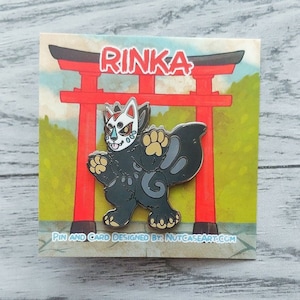 NutCase Art Pins - Rinka - Fox/Kitsune Hard Enamel Pin