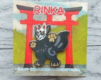 NutCase Art Pins - Rinka - Fox/Kitsune Hard Enamel Pin