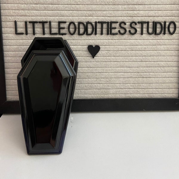 Black Coffin Box/Jewelry Box