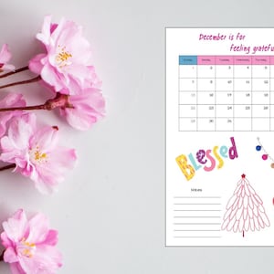 Calendario di Capodanno, Calendario mensile 2024, Calendario di promemoria gentili, Calendario artistico, Regalo per gli amici, Regalo per la famiglia, Arredamento scrivania ufficio