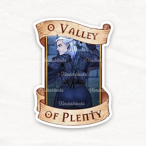 Witcher Valley of Plenty Weatherproof Vinyl Sticker 4&quot;