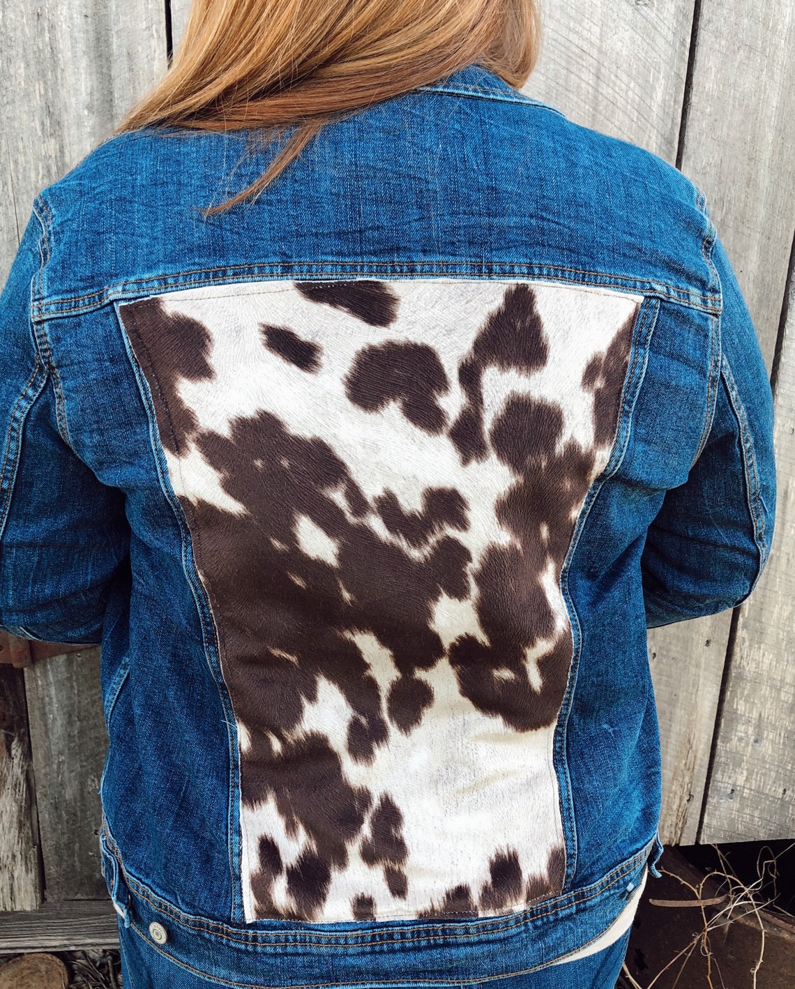 Cowhide Jacket Etsy