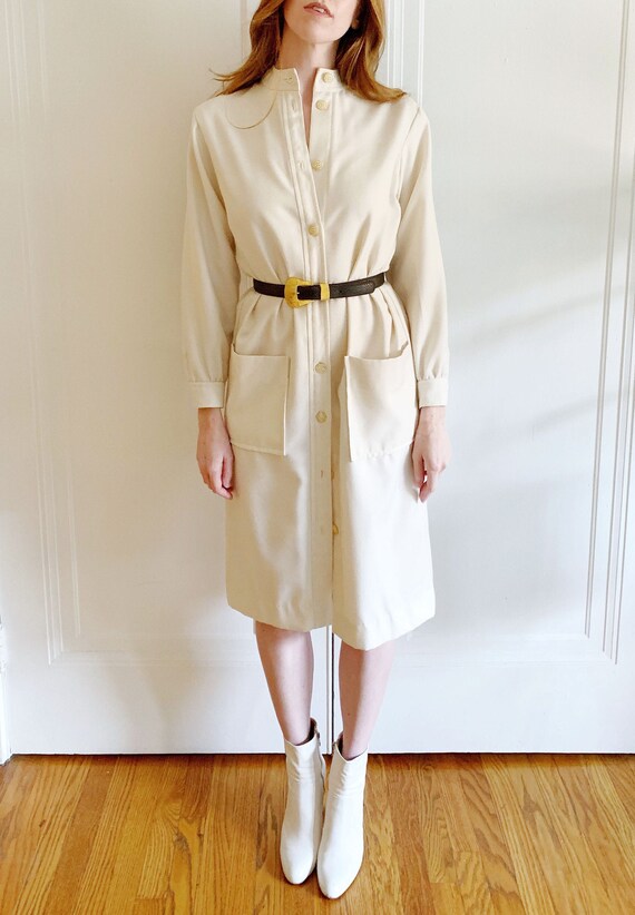 Minimalist Ivory Dress